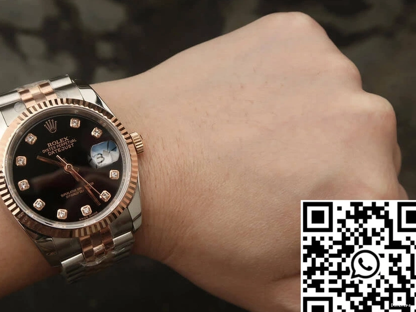 Diamond Dial Factory GM Black Datejust 116231 Rolex 0522